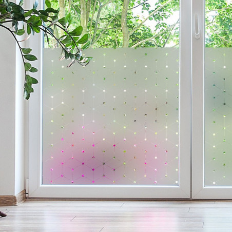 Sticker vitres: Cubes 3D Fenêtre Depoli Design