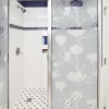 Sticker décoration paroi de douche: Fleur de Magnolia Douche Depoli Design