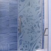 Sticker décoration paroi de douche: Décor Floral Douche Depoli Design