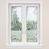 Sticker vitres: Boucles verticales Fenêtre Depoli Design