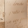 Sticker décoration paroi de douche: Texte Douche Douche Depoli Design