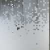 Sticker décoration paroi de douche: Pixels Douche Depoli Design