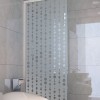 Sticker dépoli paroi de douche: Fils de perles Douche Depoli Design