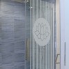 Sticker décoration paroi de douche: Fleur de lotus Douche Depoli Design