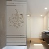 Sticker paroi de douche: Lotus décoratif Douche Depoli Design