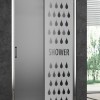 Sticker paroi de douche: Gouttes d'eau Douche Depoli Design