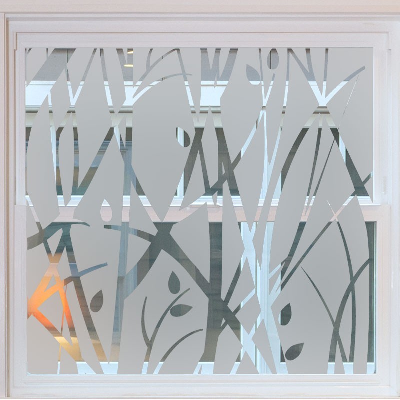 Sticker occultant pour vitre et fenêtre: Forêt de branches