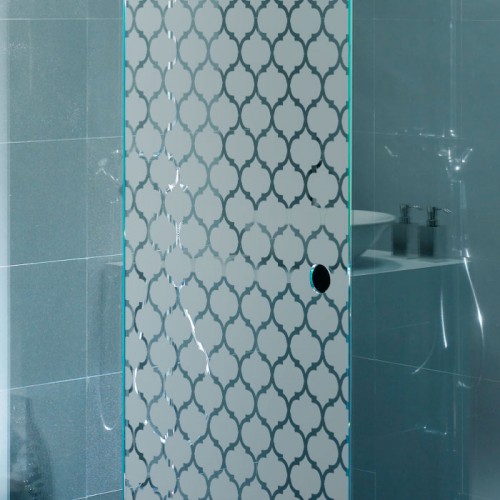 Sticker pour paroi de douche: Maille Baroque