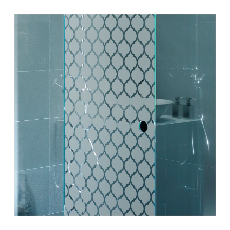 Sticker pour paroi de douche: Maille Baroque