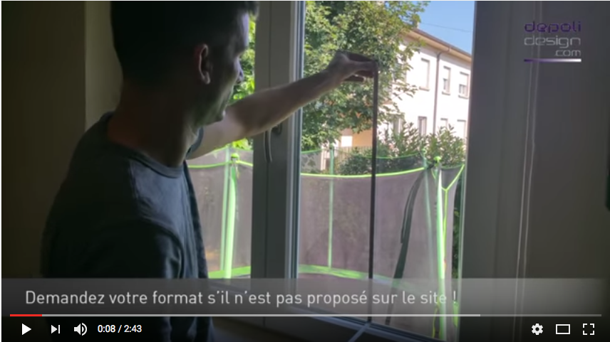 Comment poser un sticker dépoli sur vitre de fenêtre