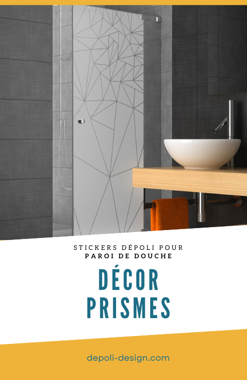 Sticker occultant paroi de douche Depoli Design